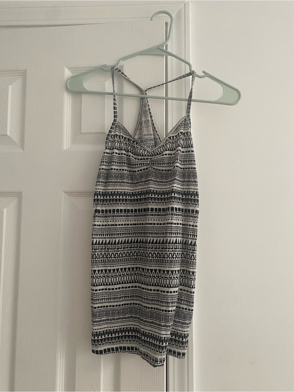 Black & White Aztec Aeropostale tank top